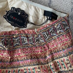 NWT Lov Posh Mini Skirt, Sz S